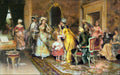 European wallpaper murals | Classical figure oil paintings, European court style murals - Carving wallpaper