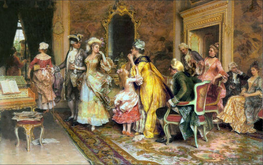 European wallpaper murals | Classical figure oil paintings, European court style murals - Carving wallpaper