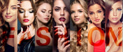 Fashion makeup portrait mural wallpaper | Beauty fashion wallpaper - Carving wallpaper