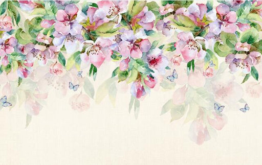 Flower Butterfly Mural Wallpaper | Flower Butterfly - Carving wallpaper