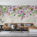 Flower Butterfly Mural Wallpaper | Flower Butterfly - Carving wallpaper