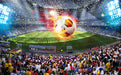 Football Passion Mural Wallpaper | Stadium Heat Ignites Sports Vitality - Carving wallpaper