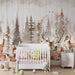 Forest Animal Mural Wallpaper | Little Deer, Squirrel, Little Bird, Children - Carving wallpaper