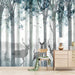 Forest Deer Shadow Wallpaper Mural | Natural and Quiet Wallpaper - Carving wallpaper