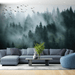 Forest Wallpaper Panoramic View - Carving wallpaper