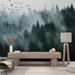 Forest Wallpaper Panoramic View - Carving wallpaper