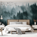 Forest Wallpaper Panoramic View - Carving wallpaper