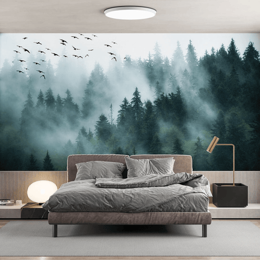 Forest Wallpaper Panoramic View - Carving wallpaper