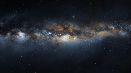 Galaxy Starry Sky Wallpaper Mural | Cosmic-Themed Bedroom & Study Decor | Milky Way Wall Design