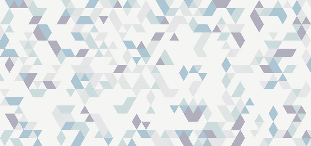 Geometric collage mural | Fresh toned geometric wallpaper - Carving wallpaper