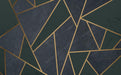 Geometric Line Mural Wallpaper | Showcasing Modern Fashion and Minimalist Style - Carving wallpaper