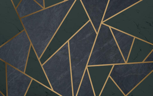 Geometric Line Mural Wallpaper | Showcasing Modern Fashion and Minimalist Style - Carving wallpaper