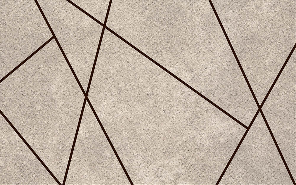 Geometric line wallpaper mural | Living room bedroom minimalist wabi sabi style decorative wall