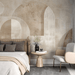 Geometric Wallpaper | Decorative Art Wallpaper in Stone Shape - Carving wallpaper