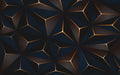Geometric Wallpaper Mural | Black Brown Geometry - Carving wallpaper