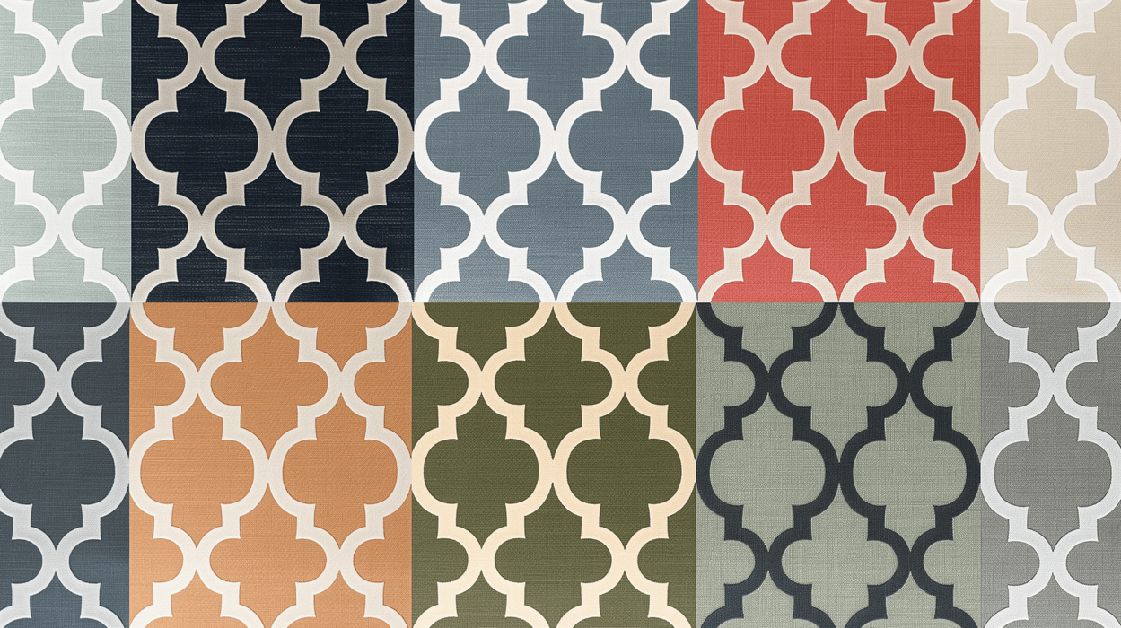 Geometric Wallpaper Mural | Geometric Pattern - Carving wallpaper