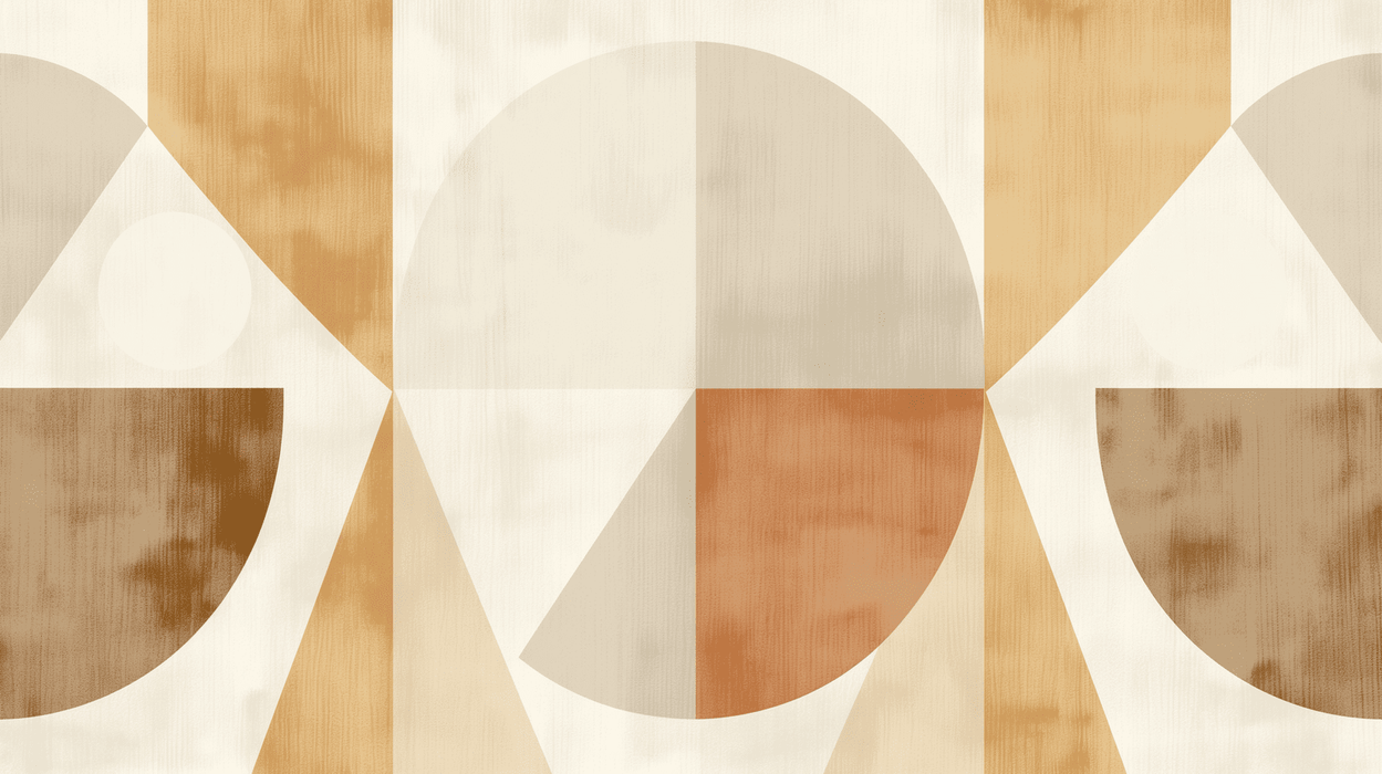 Geometric Wallpaper Mural | Geometric Shape Splicing - Carving wallpaper