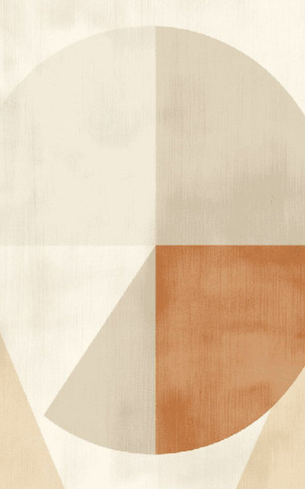 Modern Geometric Wood Grain Mural Wallpaper | Seamless Minimalist Design | Made in EU