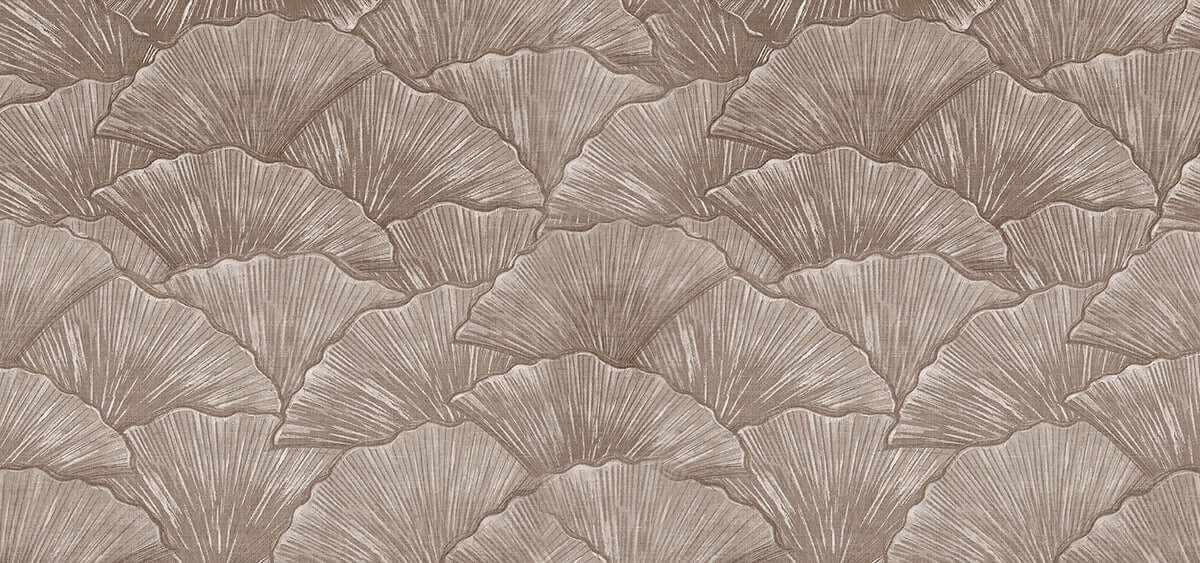 Ginkgo Leaf Texture Wallpaper Mural | Fan Leaf Theme Wallpaper