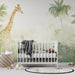 Giraffe Wallpaper Mural | Illuminated Jungle - Carving wallpaper