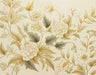 Golden Flower Wallpaper Mural | Elegant Flowers - Carving wallpaper