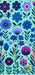 Gradient Floral Wallpaper Mural | Blue & Purple Blooms | Chic Bedroom & Living Room Accent