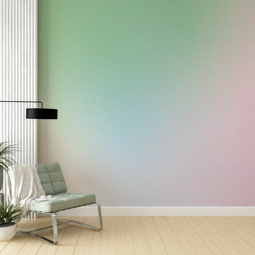 Gradient Rainbow Wallpaper Mural | Dreamy Colors - Carving wallpaper