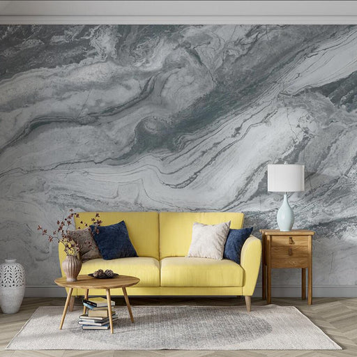 Gray marble textured wallpaper mural | showcasing elegant style - Carving wallpaper