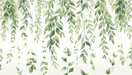 Green leaf wallpaper | Fallen leaves - Carving wallpaper