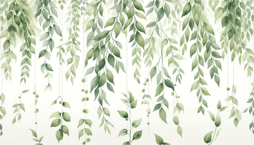 Green leaf wallpaper | Fallen leaves - Carving wallpaper