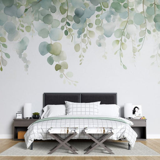Green Wallpaper Mural | Fallen Vegetation - Carving wallpaper