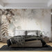 Hanging leaf wallpaper mural | Hanging tree branches - Carving wallpaper