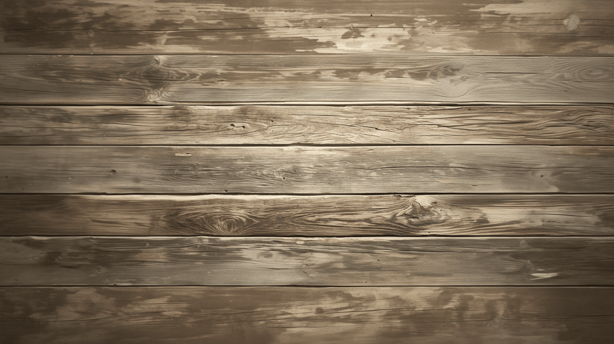 Horizontal imitation wood wallpaper mural | Brown gray - Carving wallpaper