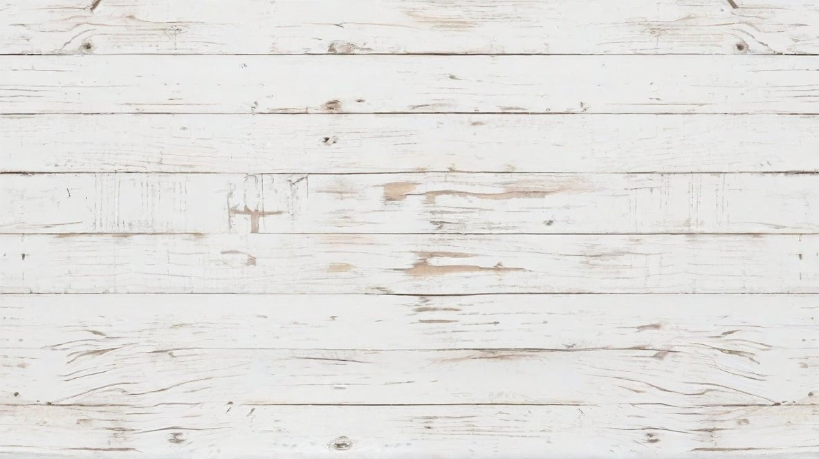 Imitation wood wallpaper mural | Old white paneling - Carving wallpaper