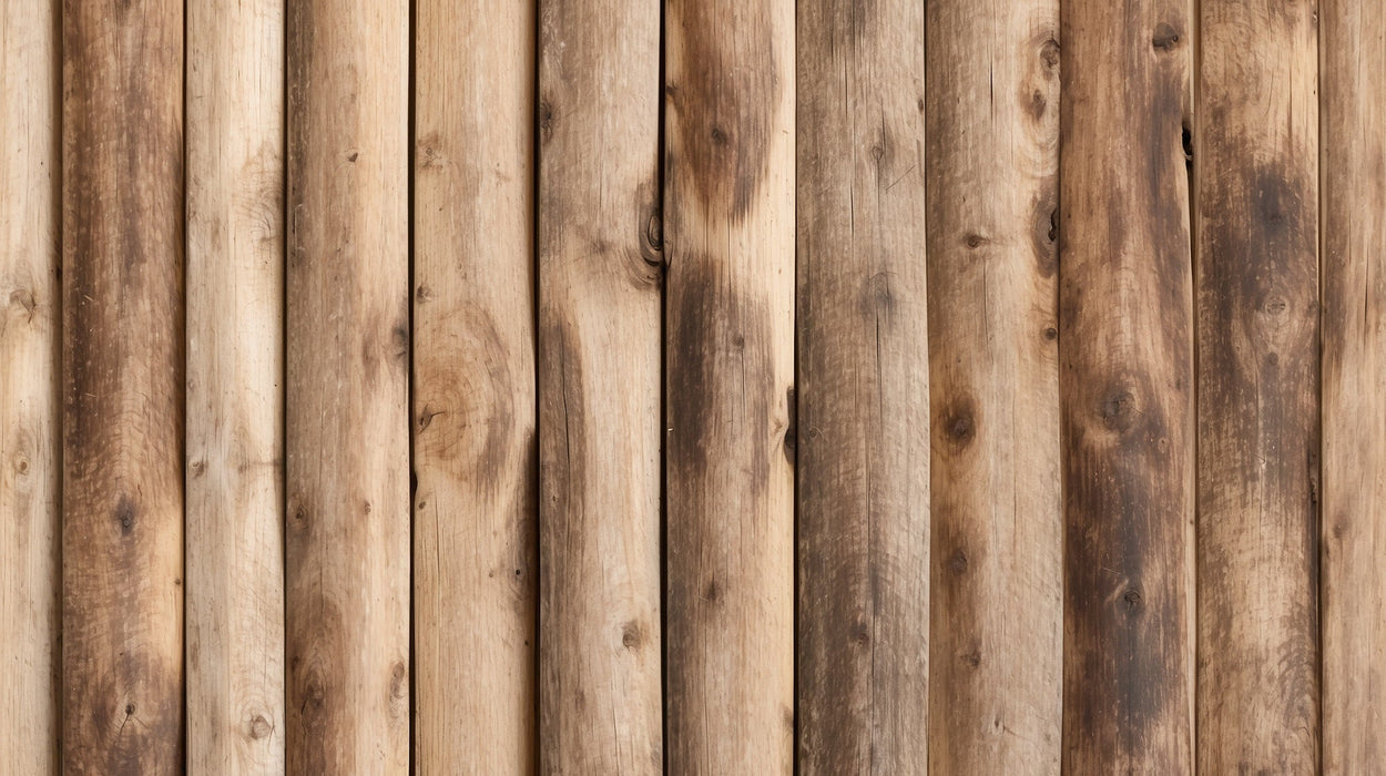 Imitation wood wallpaper mural | Vertical rough board - Carving wallpaper