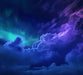 Immersive Northern Lights Sky Wallpaper Mural - Dreamy Cosmic Nightscape for Mesmerizing Interiors