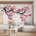 Japanese Wallpaper Murals | Cherry Blossoms - Carving wallpaper