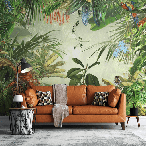 Jungle Wallpaper Amazon River - Carving wallpaper