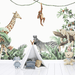 Jungle wallpaper, giraffe, monkey spot, careless - Carving wallpaper