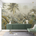 Jungle wallpaper with lush natural scenery - Carving wallpaper