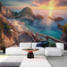 Landscape wallpaper murals | Wooden stairs and desolate beaches - Carving wallpaper