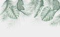 Leaf Wallpaper Mural | Palm Trees and Monsters - Carving wallpaper