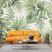 Leaf Wallpaper Mural | Tropical Style - Carving wallpaper