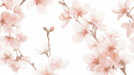 Light pink cherry blossom wallpaper mural | Japanese style - Carving wallpaper