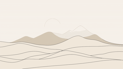 Line mountain wallpaper mural | Landscape painting scroll - Carving wallpaper