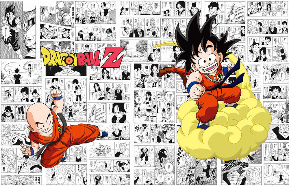 Manga Wallpaper Mural | Childhood Passion Bedroom Children's Room Wall Decoration