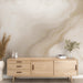 Marble effect wallpaper mural | Sand and white - Carving wallpaper