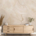Marble wallpaper mural | beige - Carving wallpaper