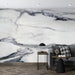 Marble wallpaper mural | black and white texture interwoven marble simple atmosphere - Carving wallpaper