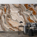 Marble Wallpaper Mural | Colorful Marble Texture Art Wallpaper - Carving wallpaper